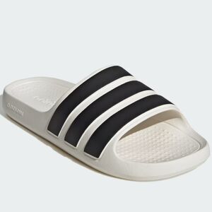 Adidas Adilette Flow Slide Sandals- Off White/Core Black